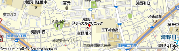 東京都北区滝野川3丁目40-8周辺の地図