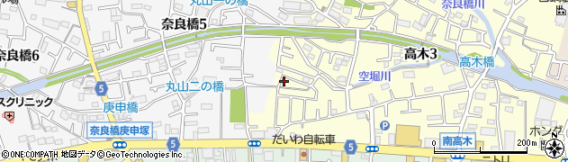 東京都東大和市高木3丁目346-36周辺の地図