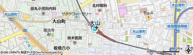 東京都板橋区大山東町20周辺の地図