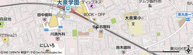 大泉学園　ボクシングジム周辺の地図