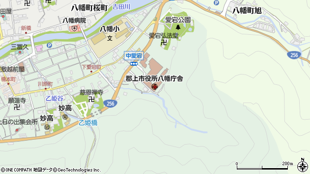 〒501-4509 岐阜県郡上市和良町下沢の地図