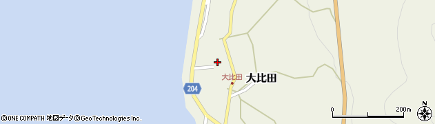 福井県敦賀市大比田18周辺の地図