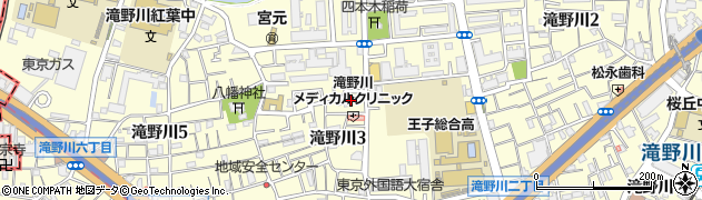 東京都北区滝野川3丁目40-5周辺の地図