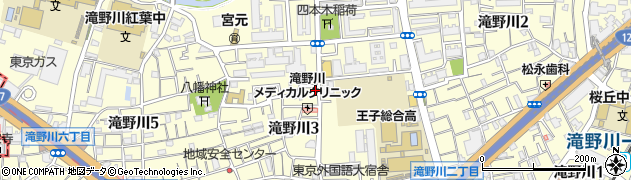 東京都北区滝野川3丁目40-7周辺の地図