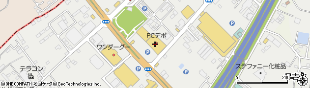 ホビーオフ　富里インター店周辺の地図