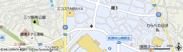 江戸街道周辺の地図