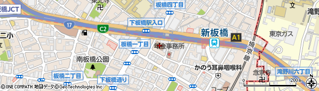 東京法務局板橋出張所周辺の地図