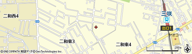 千葉県船橋市二和東周辺の地図