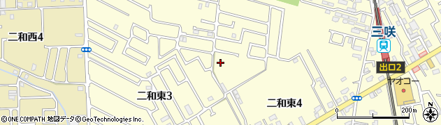 千葉県船橋市二和東周辺の地図
