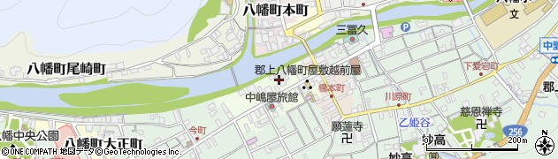八幡信用金庫　本店営業部融資周辺の地図