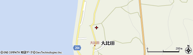 福井県敦賀市大比田19周辺の地図
