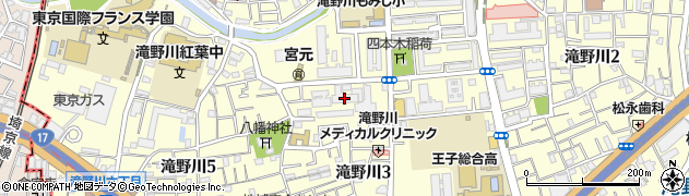 東京都北区滝野川3丁目48周辺の地図