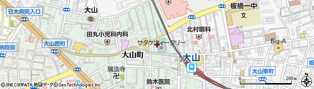 ほぐしの達人大山店周辺の地図