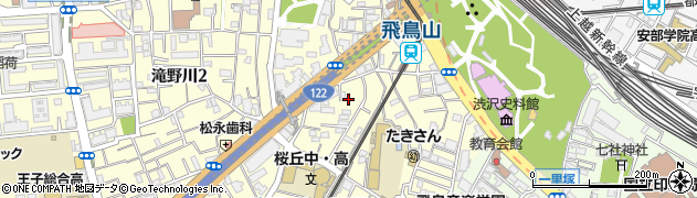 東京都北区滝野川1丁目55-11周辺の地図