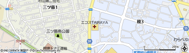 エコスＴＡＩＲＡＹＡ武蔵村山店周辺の地図