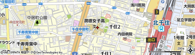 潤徳女子高等学校周辺の地図