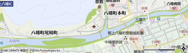 岐阜県郡上市八幡町尾崎町周辺の地図