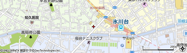 コモディイイダ氷川台店周辺の地図