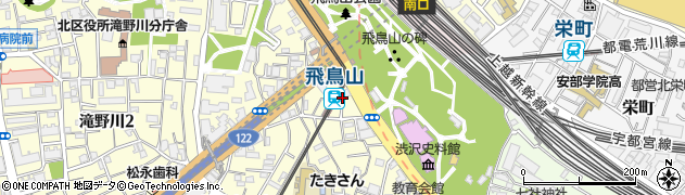 東京都北区滝野川1丁目4-7周辺の地図