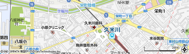 ＦＡＣＥＤＥＣＯ久米川店周辺の地図