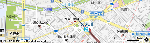 スクールＩＥ久米川校周辺の地図