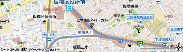 仁木医院周辺の地図