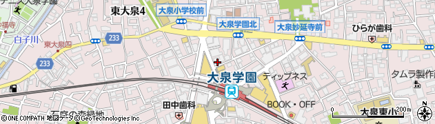 松屋 大泉学園店周辺の地図
