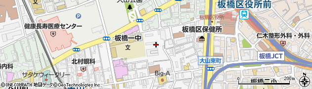 東京都板橋区大山東町41周辺の地図