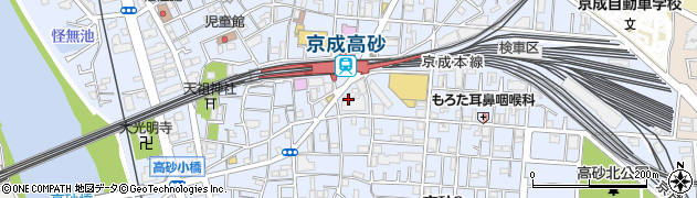 おたからや　京成高砂店周辺の地図