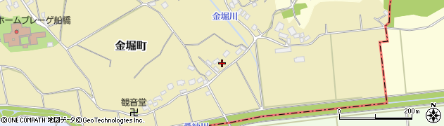 千葉県船橋市金堀町958周辺の地図