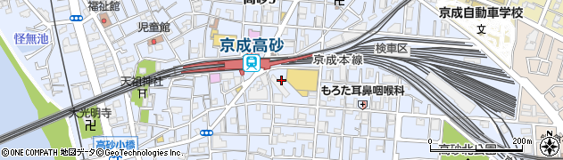 うさちゃんクリーニング　イトーヨーカドー高砂店周辺の地図