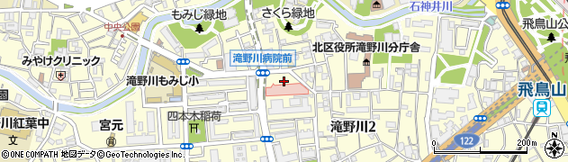 滝野川病院周辺の地図