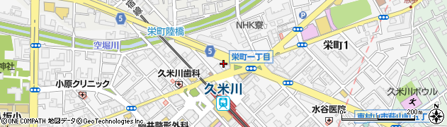 庄や 久米川北口店周辺の地図