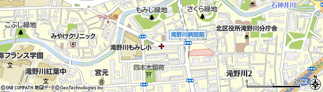 東京都北区滝野川3丁目71周辺の地図