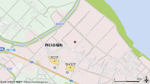 〒288-0841 千葉県銚子市四日市場町の地図