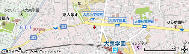 セブンイレブン練馬大泉学園駅北店周辺の地図