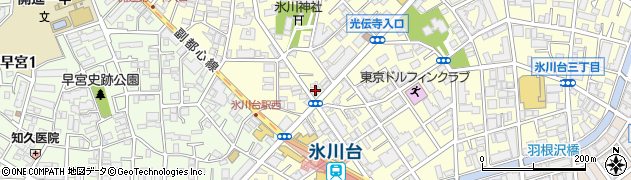 まいばすけっと氷川台駅北店周辺の地図