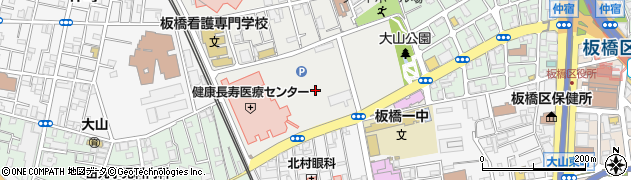 東京都板橋区栄町35周辺の地図