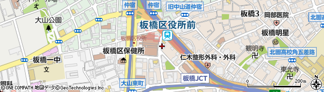 松乃家 板橋区役所前店周辺の地図