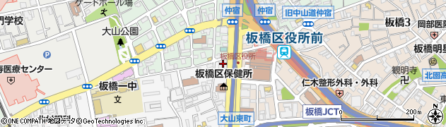 東京都板橋区大山東町33周辺の地図