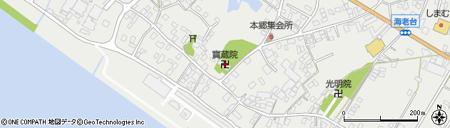 寶蔵院周辺の地図