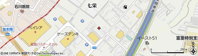 千葉県富里市七栄532-187周辺の地図