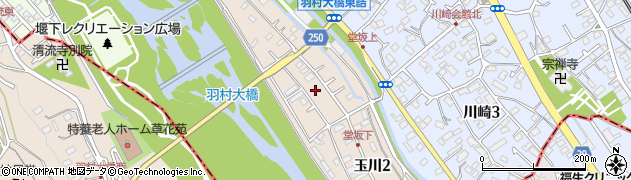 東京都羽村市玉川周辺の地図