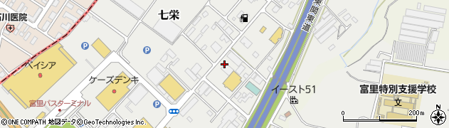千葉県富里市七栄532-230周辺の地図