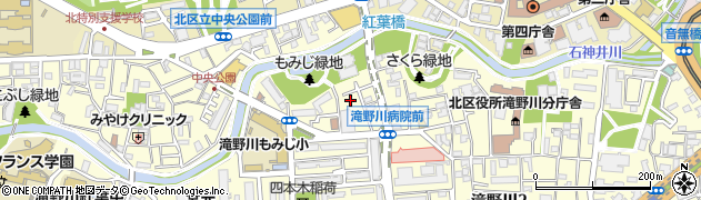 東京都北区滝野川3丁目85周辺の地図
