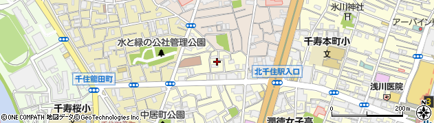 東京都足立区千住中居町31周辺の地図