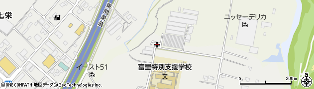 千葉県富里市七栄487周辺の地図