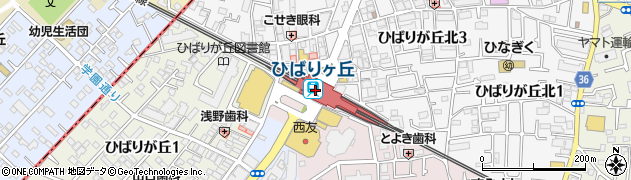 東京都西東京市周辺の地図