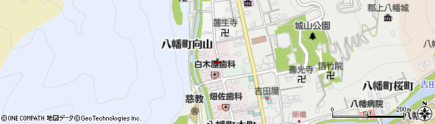 岐阜県郡上市八幡町鍛冶屋町周辺の地図