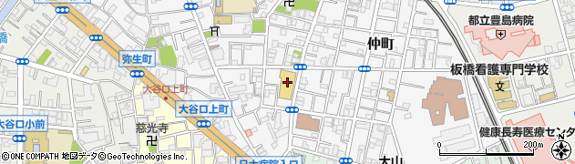 サミットストア板橋弥生町店周辺の地図